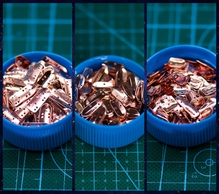 六道工坊 1:6兵人盔甲DIY配件金属甲片龙/鱼鳞/扎甲 特殊配色电镀