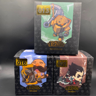 英雄联盟手办正版诺克萨斯之手深海泰坦布隆刺客电动车车载装饰卡