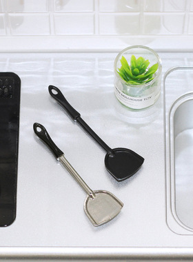 合金娃娃屋微景观可炒铲子模型