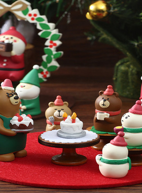 日式风狂欢decole睡姿雪橇小摆件