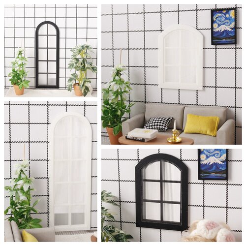 娃娃屋配件微缩模型家具窗户落地窗12分ob11dollhouse过家家diy