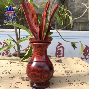 茶夹茶针 缘创艺红木茶具茶道缅甸大红酸枝一物一图功夫茶整木套装