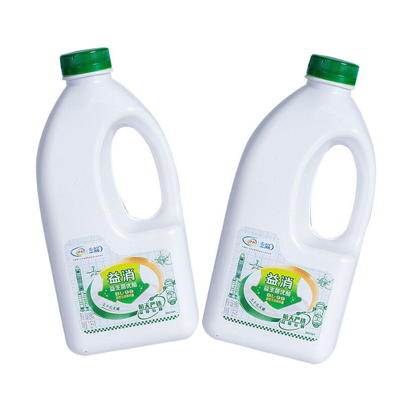 伊利益消酸奶大桶1.05kg*2桶装风味发酵乳水果捞用低温营养早餐奶