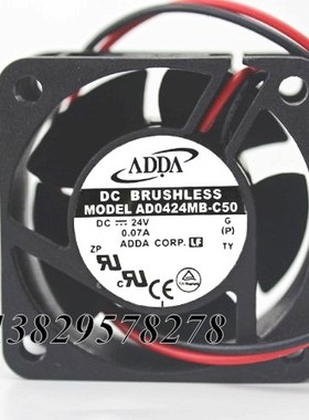 原装ADDA AD0424MB-C50 24V 0.07A 4020 双滚珠变频器风扇