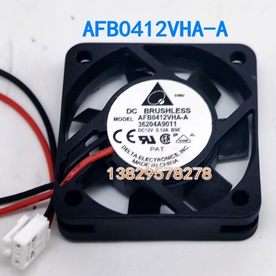 AFB0412VHA-A 全新台达 4010 4CM 12V 0.12A 变频器静音 散热风扇