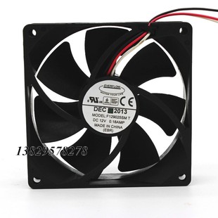 9225 12v 0.18A EVERFLOW 厘米 f129025sm 9CM 机箱散热风扇 原装