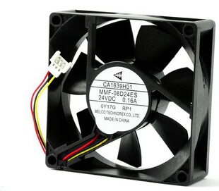 MMF-08D24ES-RP1 RMB 三菱 变频器风扇CA1639H01 8025 24V 0.16A