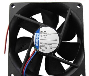 原装正品 德国 ebmpapst TYP 3414NHH DC24V 3.2W 2线变频器风扇
