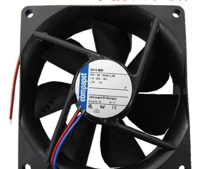 原装正品 德国 ebmpapst TYP 3414NHH DC24V 3.2W 2线变频器风扇
