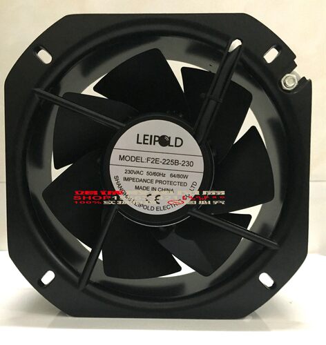 上海雷普F2E-225S-230 225*80MM AC230V 80W机柜变频器散热风扇
