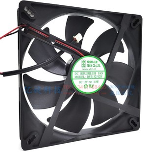 14025电源机箱静音散热风扇 3.0W 永林兴DFS1352512H 14CM厘米12V