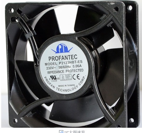 台湾为弘PROFANTEC P2123HST 12038 220V P2123HBT 轴流散热风扇