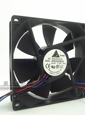 台达 AFB0948HH  9025 9CM/厘米 48V 0.14A 服务器机箱散热风扇