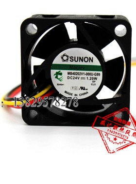 MB40202V1-000U-G99 4020 24V 1.2W 原装SUNON 40*40*20轴流风扇