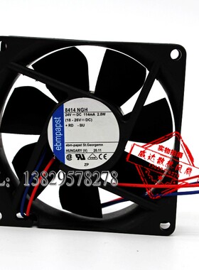 全新原装德国ebm PAPST TYP8414NGH 8CM 8025 24V 2.8W正品 风扇