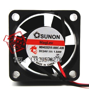 原装SUNON建准 24V 4CM厘米 4020 直流风扇MB40202VX-000C-A99