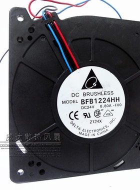 台达BFB1224HH 12厘米涡轮变频器风扇 鼓风机 12032 24V 0.80A