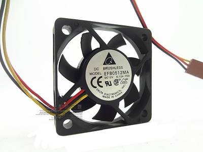 台达 EFB0512MA 5CM 5厘米 5010 12V 0.12A CPU 电脑机箱散热风扇