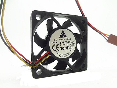 台达 EFB0512MA 5CM 5厘米 5010 12V 0.12A CPU 电脑机箱散热风扇