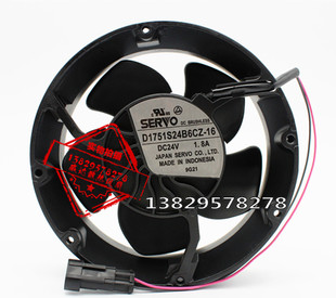D1751S24B6CZ-16全新原装日本SERVO 17051 DC24V ABB变频器风机扇