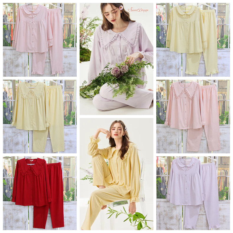 女睡衣纯棉家居服美梦
