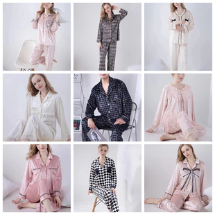 穗之安秋冬富罗拉金钻绒香风男女网红睡衣家居服爱心甜美卡通套装