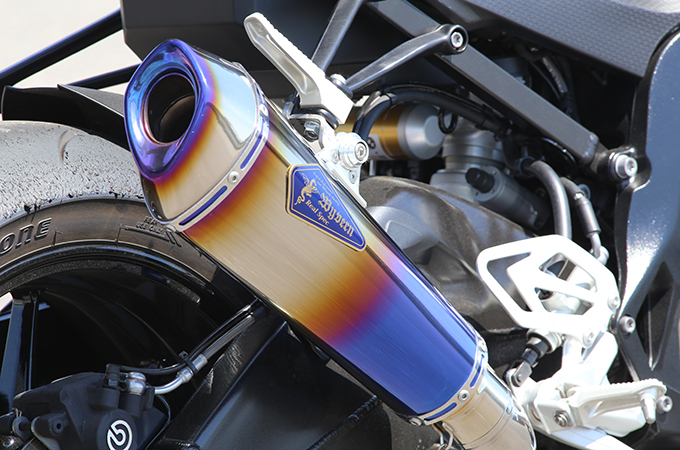 火龙 适用HONDA本田 NC750X NC750S 钛合金烧蓝中尾段排气管