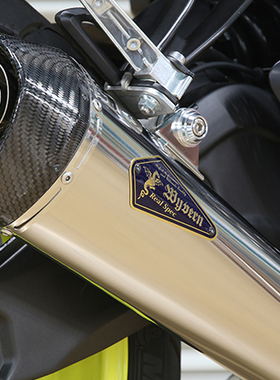 日本 RS GEAR BMW 宝马 S1000RR 钛合金碳纤维中尾段排气管 火龙