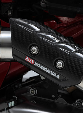 YOSHIMURA 适用HONDA本田 Monkey 125 碳纤维排气管防烫板 吉村