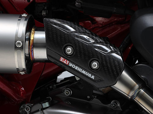 YOSHIMURA 适用HONDA本田 Monkey 125 碳纤维排气管防烫板 吉村