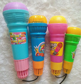 模型 仿真麦克风 培训班舞台语言口才道具 快板 大小号回音话筒