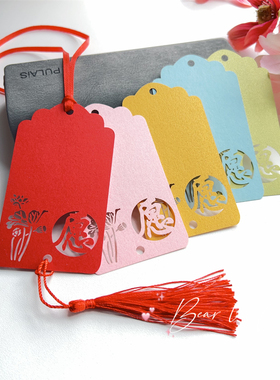 50张许愿卡手写祝福卡 节日活动DIY心愿卡 许愿树挂饰纸祝福吊牌