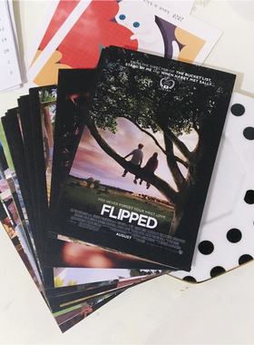 SAN 电影Flipped怦然心动22张小海报装饰卡片明信片经典剧照单面