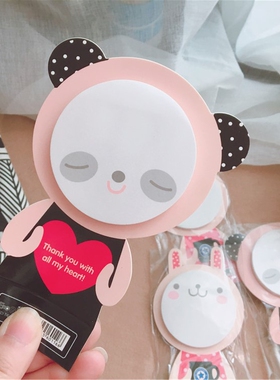 SAN MJan-i抱心熊/粉兔立体动物N次贴/便签条/记事贴/便利贴