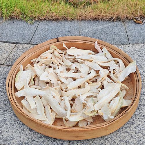 干柚子削表皮手工切制自然晒干平和琯溪蜜柚子皮伴食材柚皮