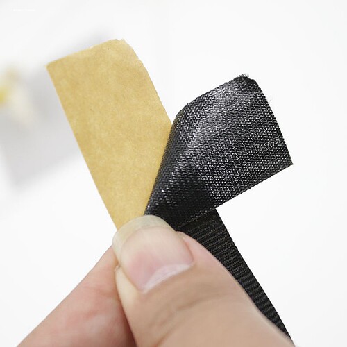 2mm螺纹自粘包边布发卡头箍发箍收尾胶布手工制作发饰diy材料