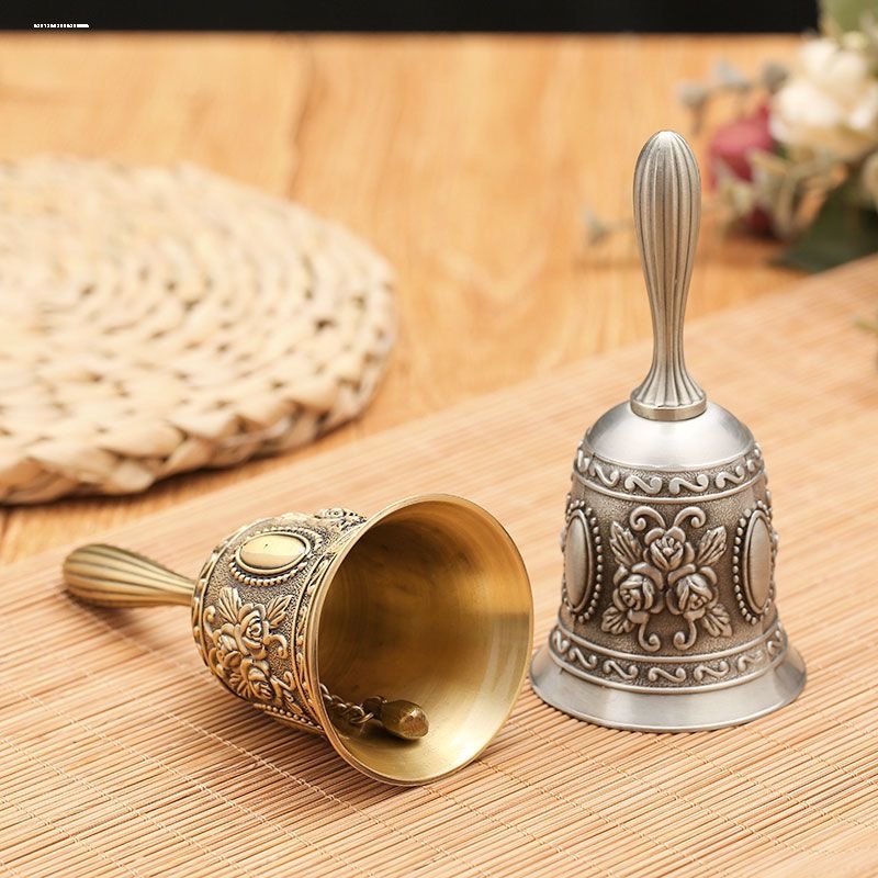 铃手摇铃乐器小课铃上下课铃铛手摇铃铛铜铃大课铃