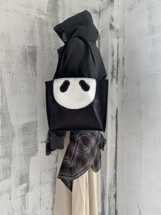 黑白 熊猫包 经典 Fu.DuJuan 单肩包 设计师品牌 手提 牛皮包 原创