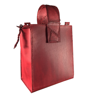 fudujuan设计师原创/中国红/RED 精致手腕包 斜挎包 优雅手工包