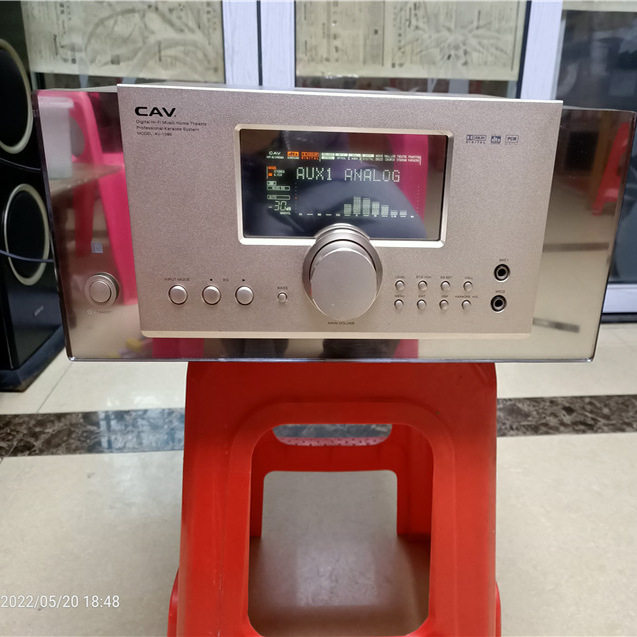 二手CAV丽声音响 AV-1086功放机 DTS双解码 5.1家庭卡拉OK大功率
