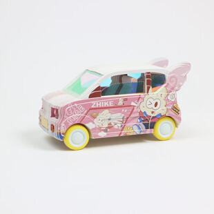 纸客3D立体拼图汽车骏马十二生肖礼物送老师学生创意笔筒手工拼图