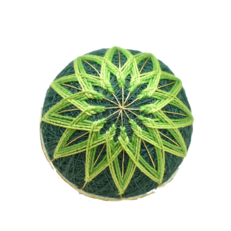 千朵手工新手手鞠球菊diy女朋友
