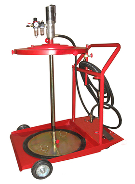 64070型气动黄油机移动式200升油桶专用油脂加注机 高压干油抽注