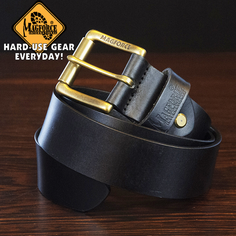 台马MAGFORCE麦格霍斯3021绅士牛皮真皮腰带3022滚筒式户外皮带男