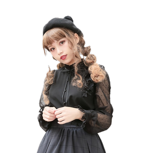 原创设计蕾丝雪纺衬衫DollyDelly