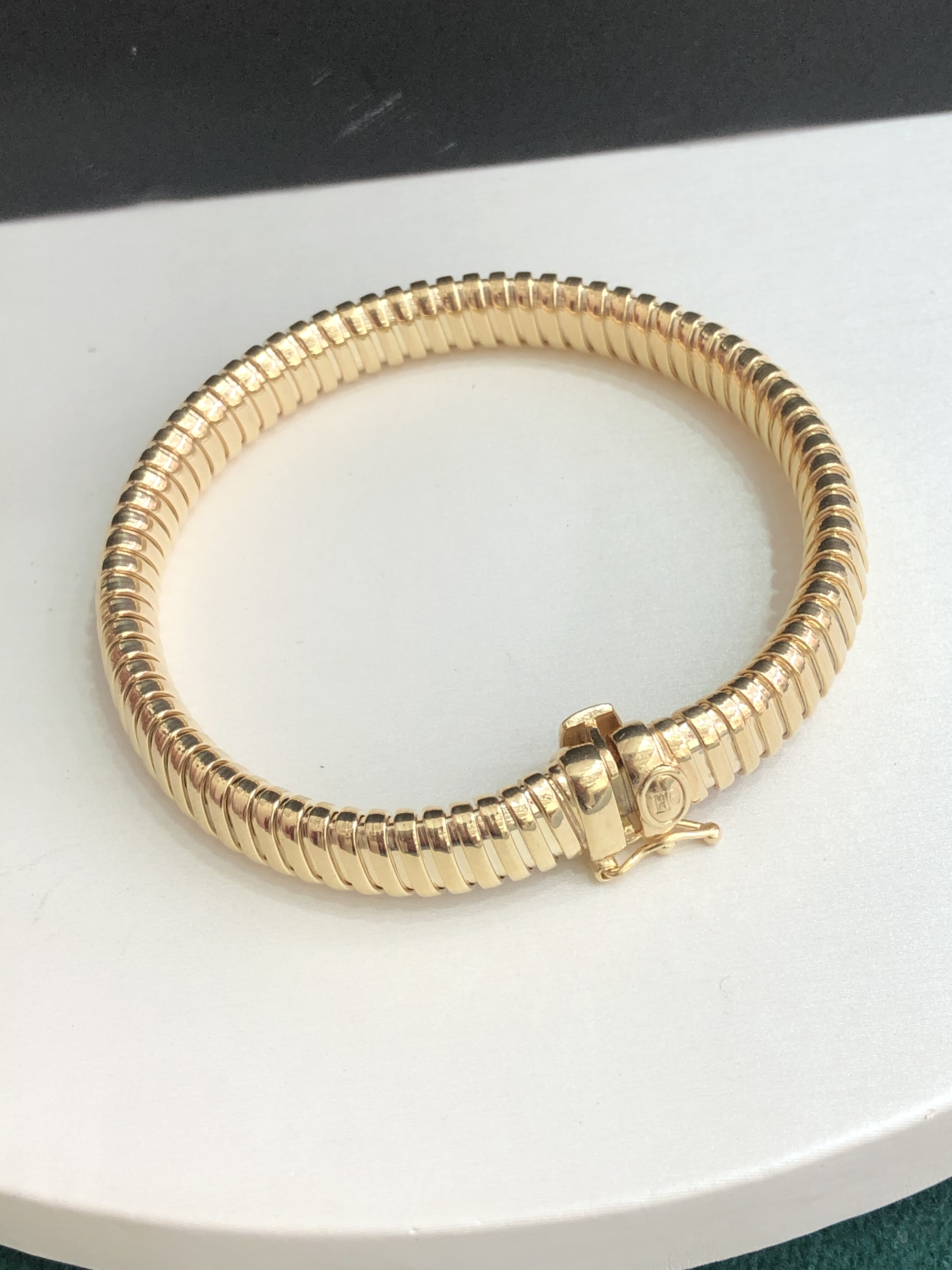 意大利进口软银镀18K真金时尚手镯手表带保色一流精工手链手镯女