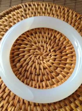 纯天然玛瑙手镯，晶体通 圆窄条 内径约为58mm 超低价大甩卖