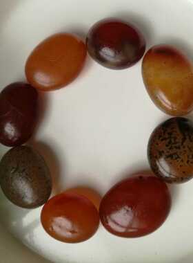 马达加斯加玛瑙原石手链 纯天然随形原石手链 随机发货 原汁原味