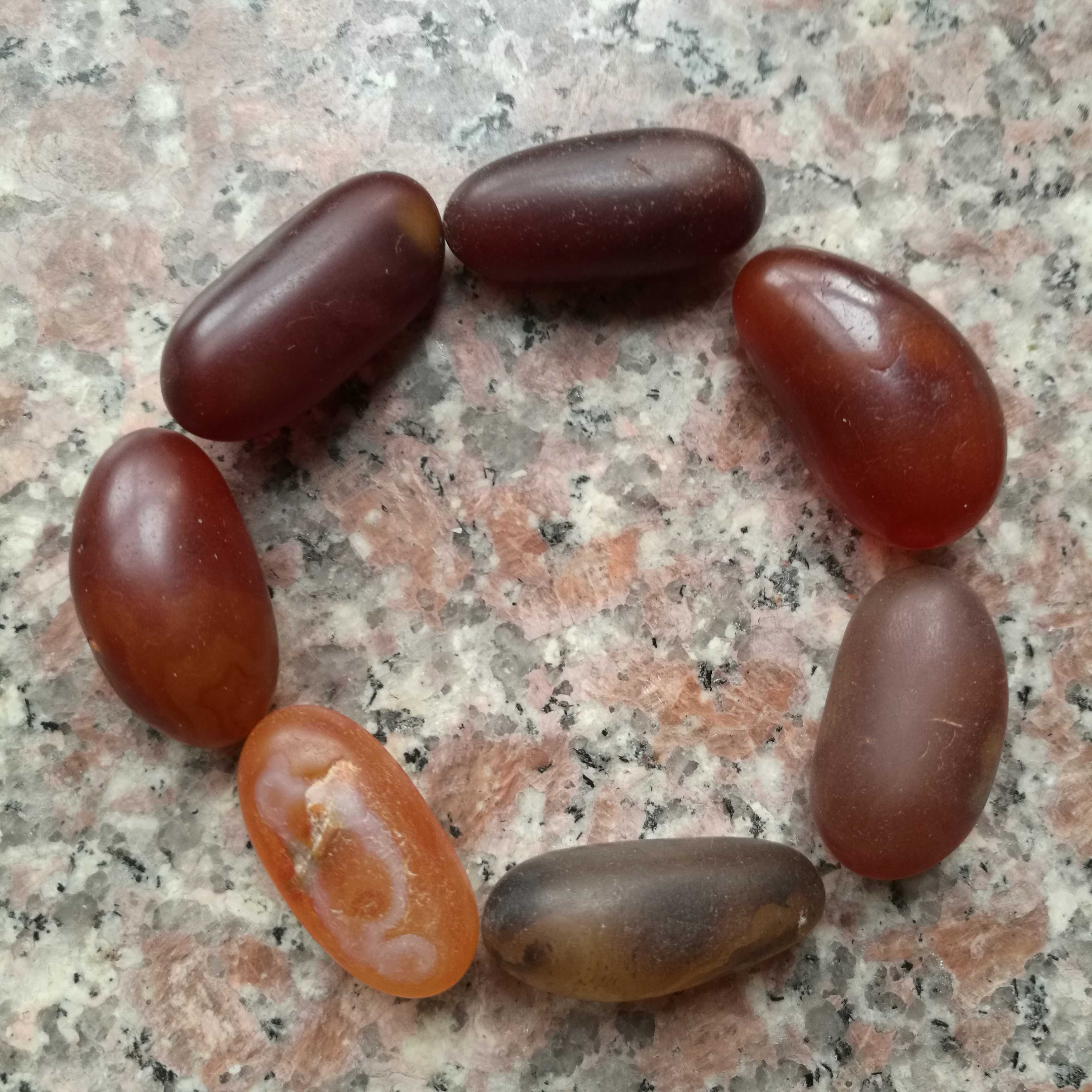 马达加斯加玛瑙原石手链，纯天然原石籽料，原汁原味 细长条