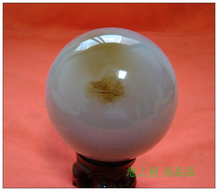 天然水草玛瑙原石球摆件：玛瑙球。清新自然 水草新货热销 品相好